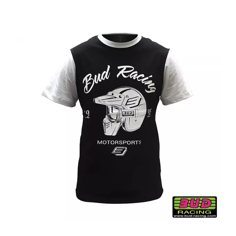 Tee shirt Bud Racing Helmet Noir