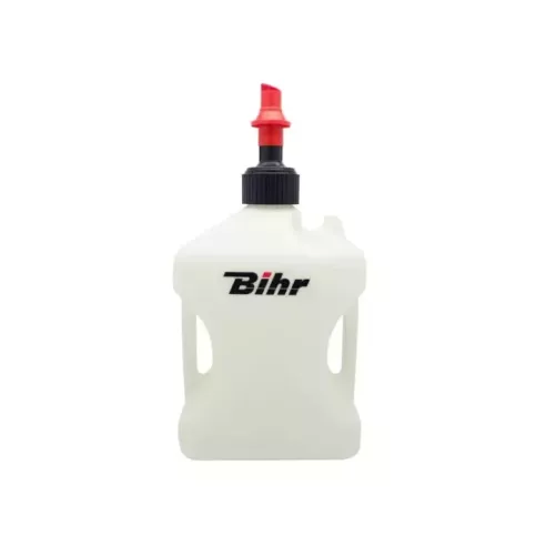 Bidon d'essence BIHR Home Track homologué TÜV blanc 20L