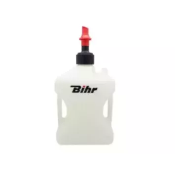 Bidon d'essence BIHR Home Track homologué TÜV blanc 20L