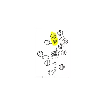 Bouton reglage detente WP48
