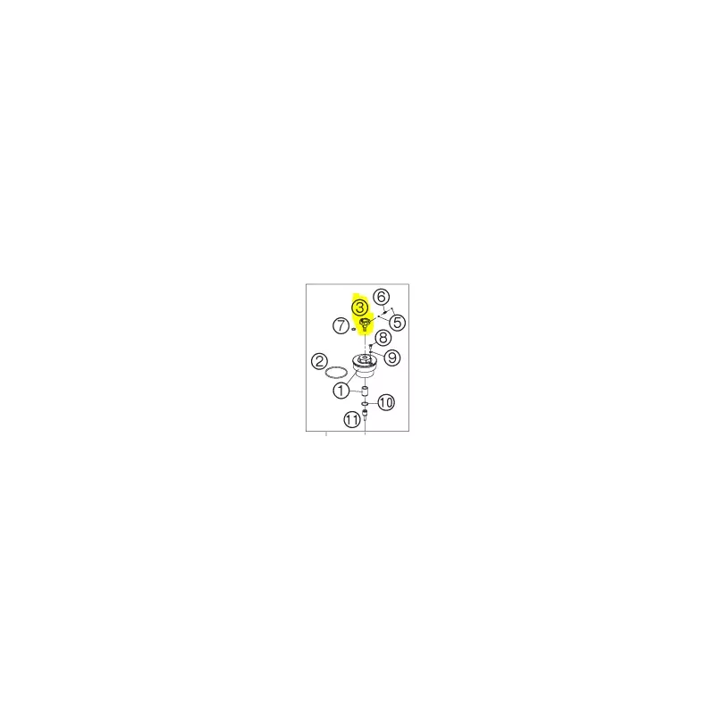 Bouton reglage detente WP48
