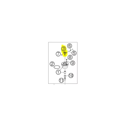 Bouton reglage detente WP48