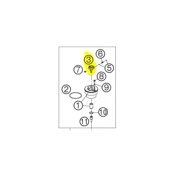 Bouton reglage detente WP48