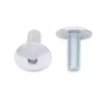 Vis tête bombée plate BOLT M6x1,00x16mm