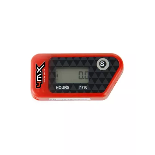 compteur d'heure 4MX sans fil rouge