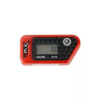 compteur d'heure 4MX sans fil rouge