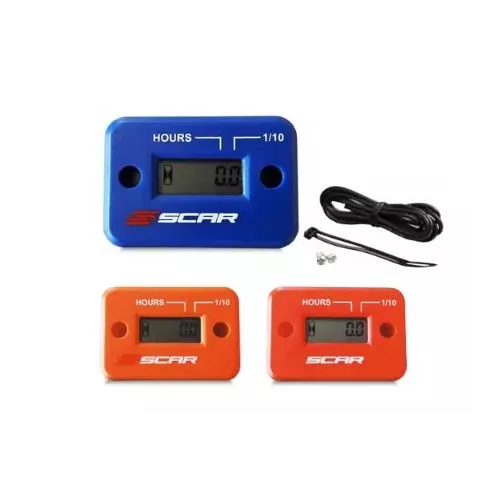 compteur d'heure SCAR couleur avec fil
