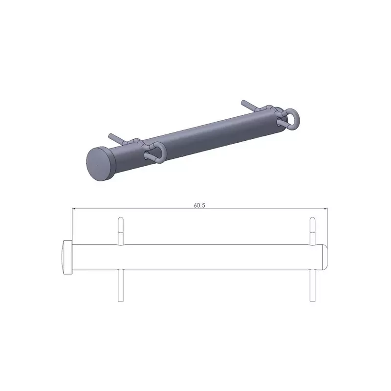 axe plaquette arriere MOTOMASTER SX/F
