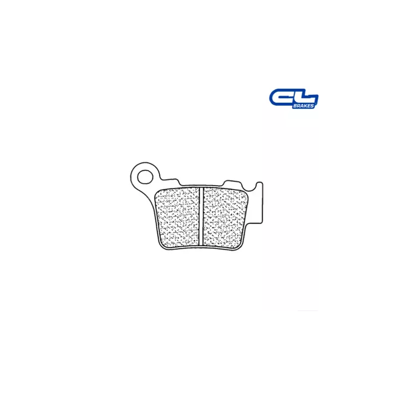 Plaquette arrière CL BRAKES KTM, HUSQVARNA, SHERCO , GASGAS