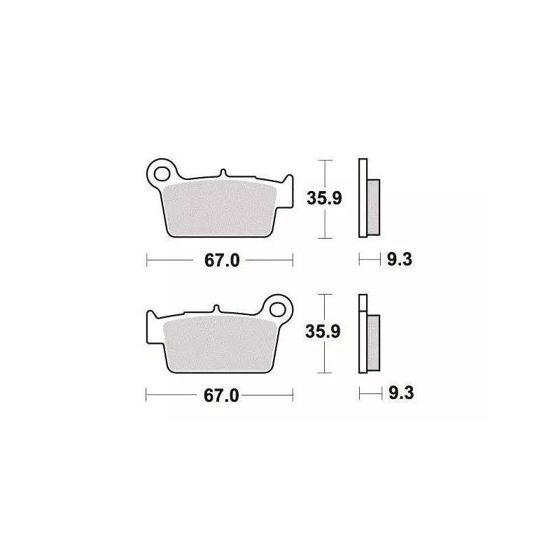 arrière KXF, RMZ, YZF, SHERCO 04-11, GASGAS EC -20