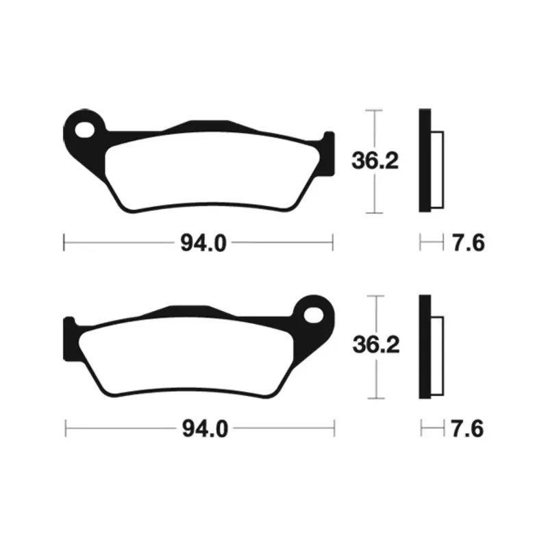 plaquette avant 85 SX 21-23, 85 TC 21-23, 85 MC 21-23 TECNIUM