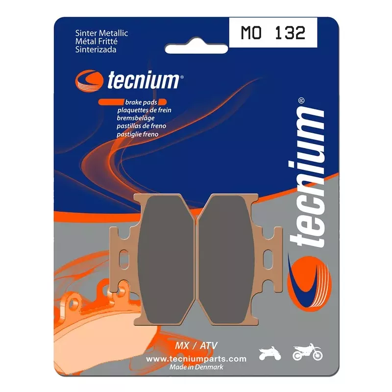 plaquettes arriere TECNIUM 125/250 KDX 89-06, KX 89-95