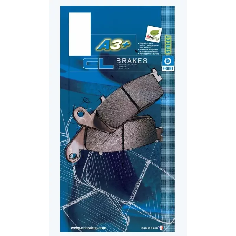 plaquettes arrière CL BRAKES KXF - YZ/F