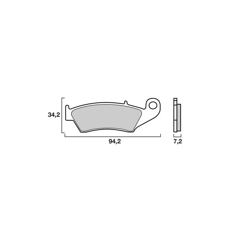 plaquettes avant BREMBO RM/Z 99-22
