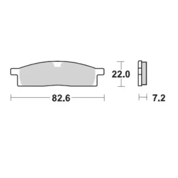 Plaquettes avant MOTOMASTER 85 YZ 02-24, 65 YZ 18-24