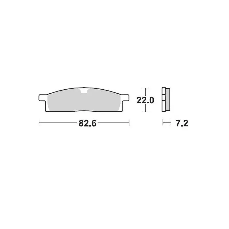 Plaquettes avant MOTOMASTER 85 YZ 02-24, 65 YZ 18-24