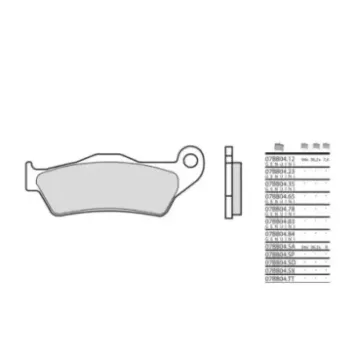 plaquettes avant BREMBO 700 TENERE 18-24