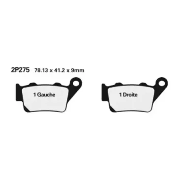 plaquettes arriere NISSIN 700 TENERE 18-24