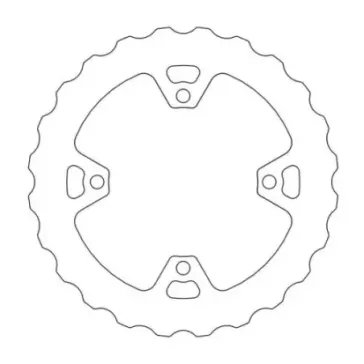 disque arriere plein SX/F 98-24 EXC/F 00-24 220mm MOTOMASTER