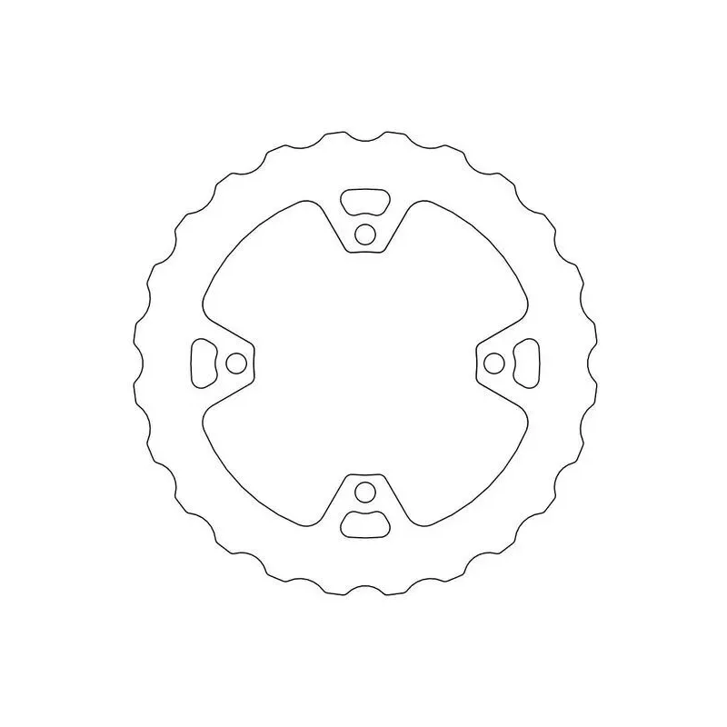 disque arriere plein SX/F 98-24 EXC/F 00-24 220mm MOTOMASTER