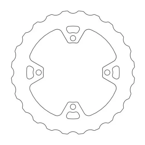 disque arriere plein SX/F 98-24 EXC/F 00-24 220mm MOTOMASTER