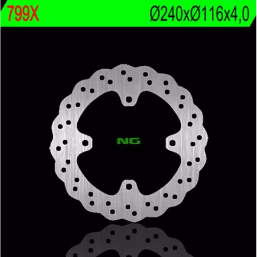 Disque de frein AR NG BRAKES pétale fixe KX-f 04-25