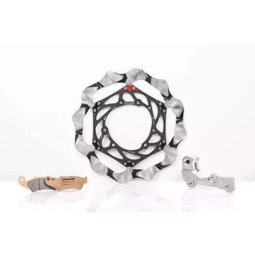 Kit Disque de frein Oversize BRAKING Wave flottant 280mm KX/F 06-24