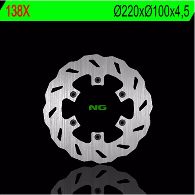 disque arriere à petale NG pour KX 88-05 72.60