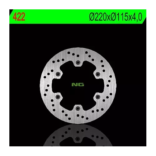 disque arriere rond NG pour YAMAHA 125-250 YZ 88-96