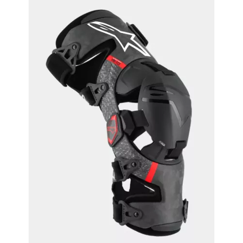 Genouilleres Alpinestars Supertech RK-10 Plasma Noir Rouge