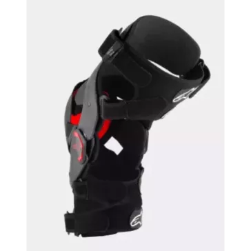 Genouilleres Alpinestars Supertech RK-10 Plasma Noir Rouge