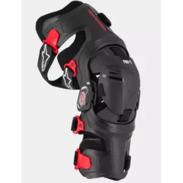 Genouilleres Alpinestars RK-7 Plasma Noir Rouge