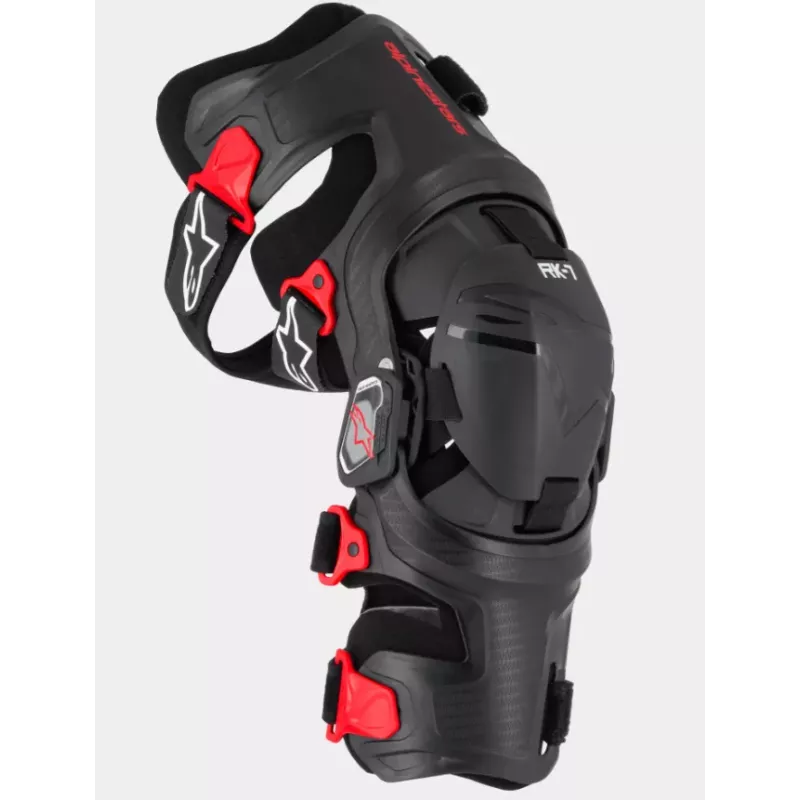 Genouilleres Alpinestars RK-7 Plasma Noir Rouge