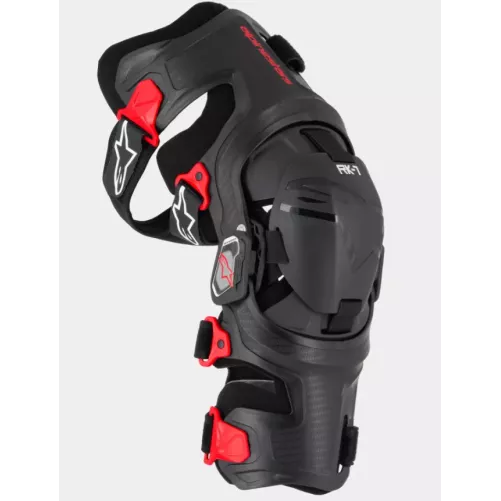 Genouilleres Alpinestars RK-7 Plasma Noir Rouge