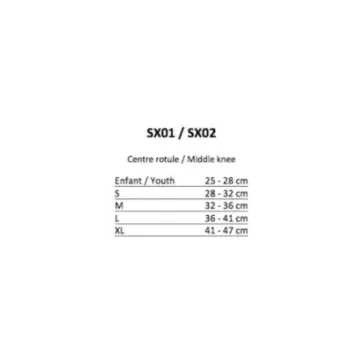 GenouillÃ¨re ArticulÃ©e EVS SX02 VENDU A L'unitÃ©