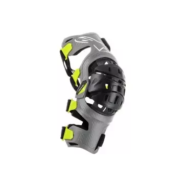 Genouillères ALPINESTARS BIONIC 7 argent jaune fluo
