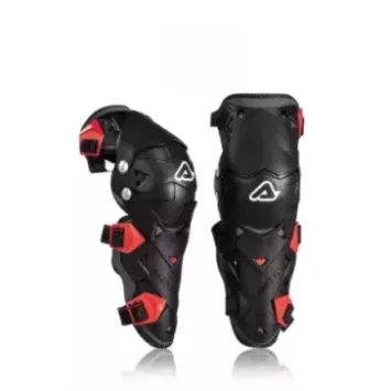 genouilleres ACERBIS IMPACT EVO 3.0 noir et rouge