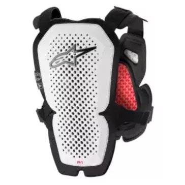 Pare-Pierres ALPINESTARS A-1 PRO blanc noir rouge