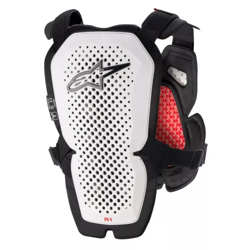 Pare-Pierres ALPINESTARS A-1 PRO blanc noir rouge