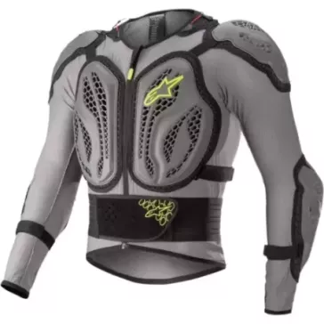 Veste de protection ALPINESTARS ACTION BIONIC gris jaune