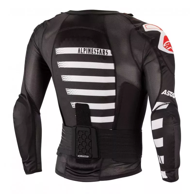 Gilet de protection manches longues ALPINESTARS SEQUENCE noir blanc rouge