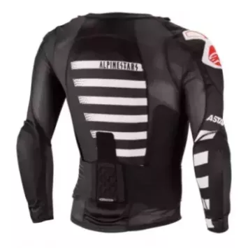 Gilet de protection manches longues ALPINESTARS SEQUENCE noir blanc rouge