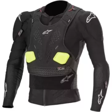 Gilet de protection ALPINESTARS PRO V2 noir jaune fluo