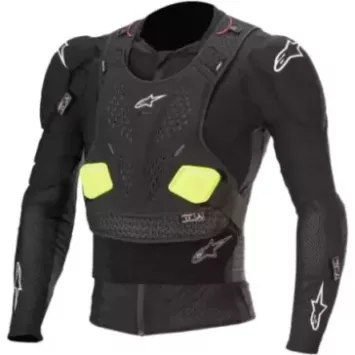 Gilet de protection ALPINESTARS PRO V2 noir jaune fluo