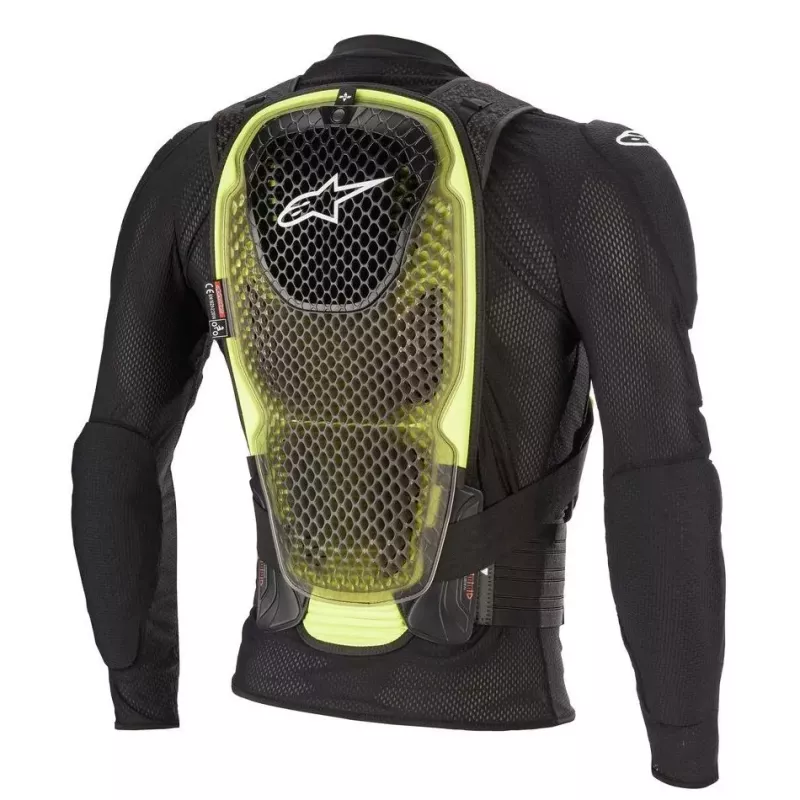Gilet de protection ALPINESTARS PRO V2 noir jaune fluo