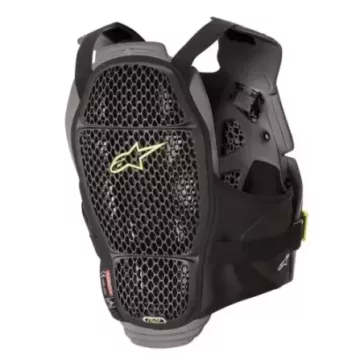 Pare Pierre ALPINESTARS A4 MAX noir gris jaune fluo