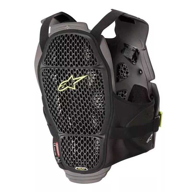 Pare Pierre ALPINESTARS A4 MAX noir gris jaune fluo