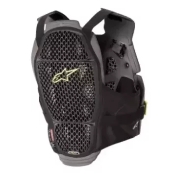 Pare Pierre ALPINESTARS A4 MAX noir gris jaune fluo