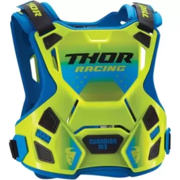 Protection dorsale THOR GUARDIAN vert fluo bleu