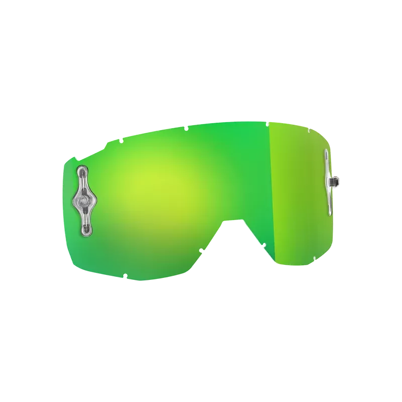 écran SCOTT HUSTLE / SPLIT / TYRANT / PRIMAL vert chrome